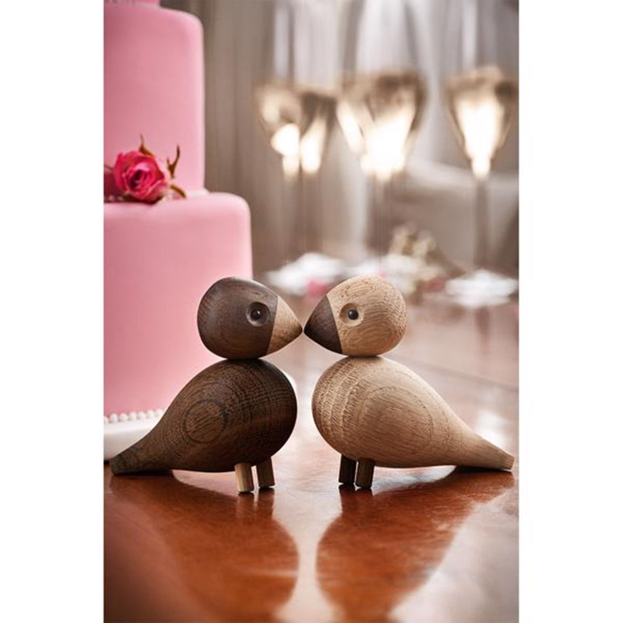 Kay Bojesen Turtelduer Eg/Røget Eg