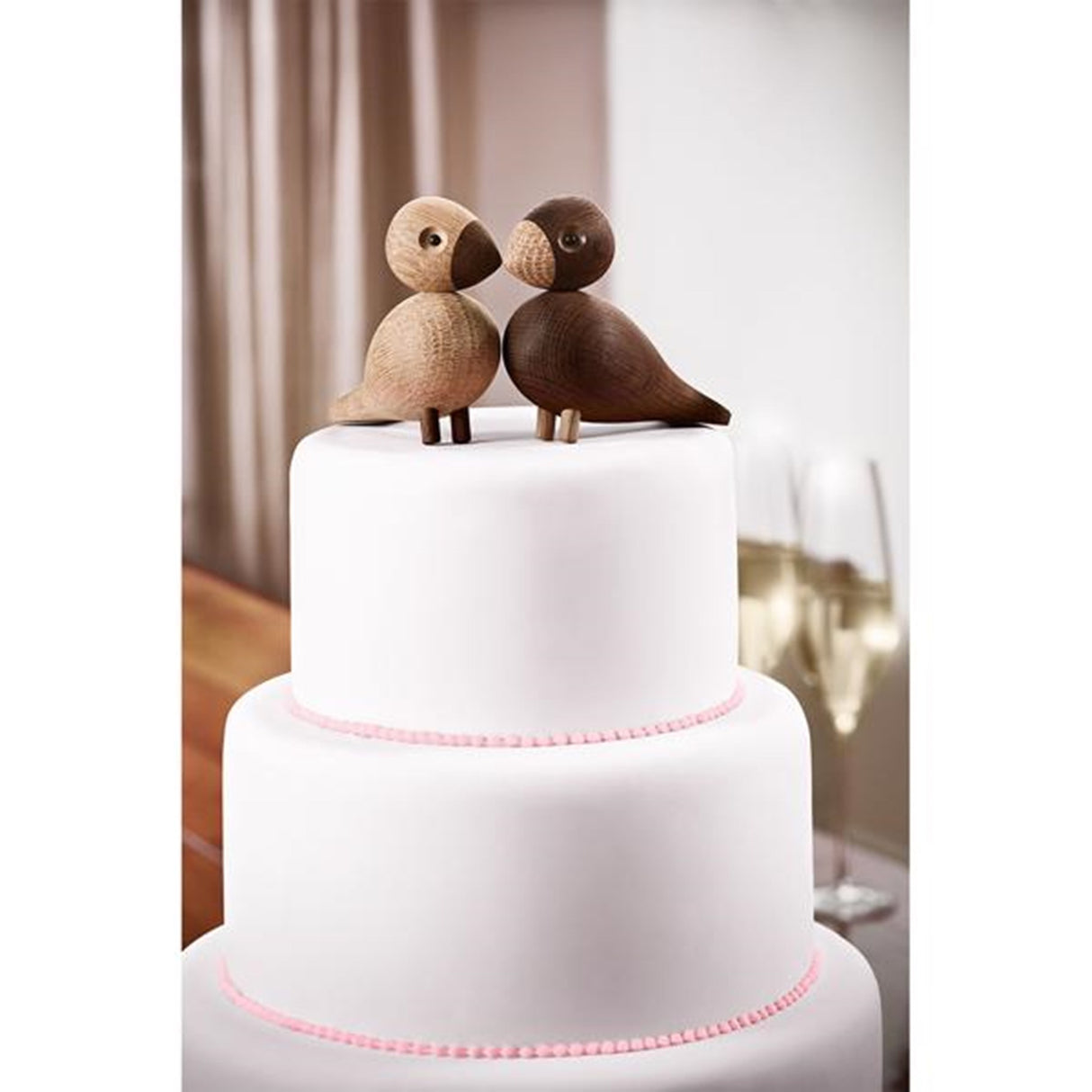 Kay Bojesen Turtelduer Eg/Røget Eg