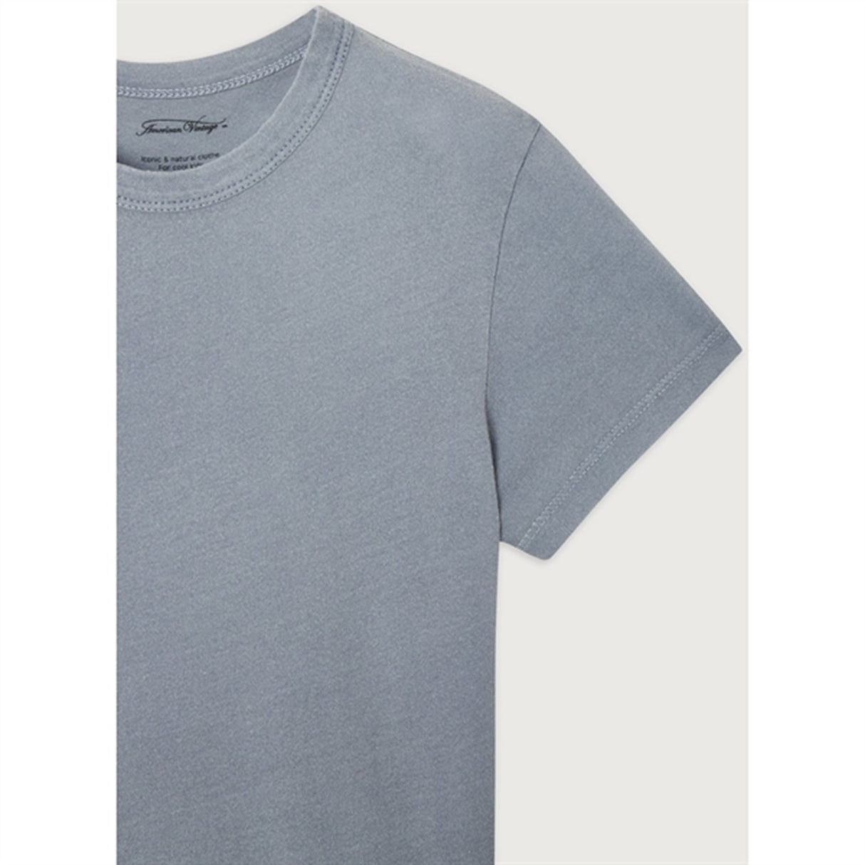 American Vintage T-Shirt Devon Vintage Blue Grey