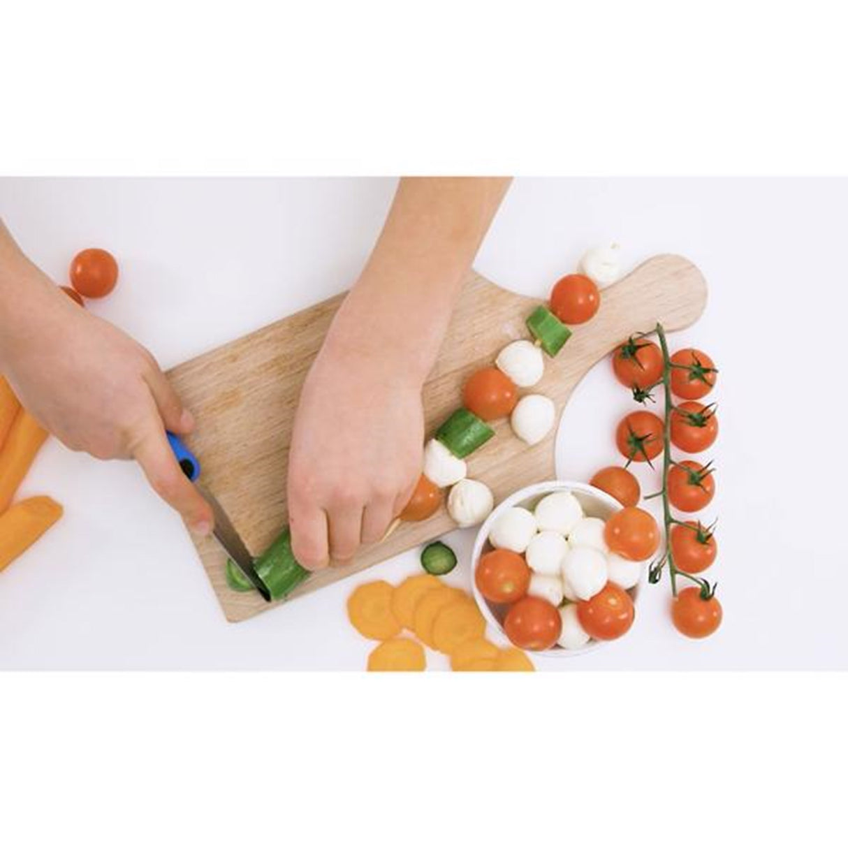 Kinderkitchen Børnekokkeknivsæt Grøn/Blå