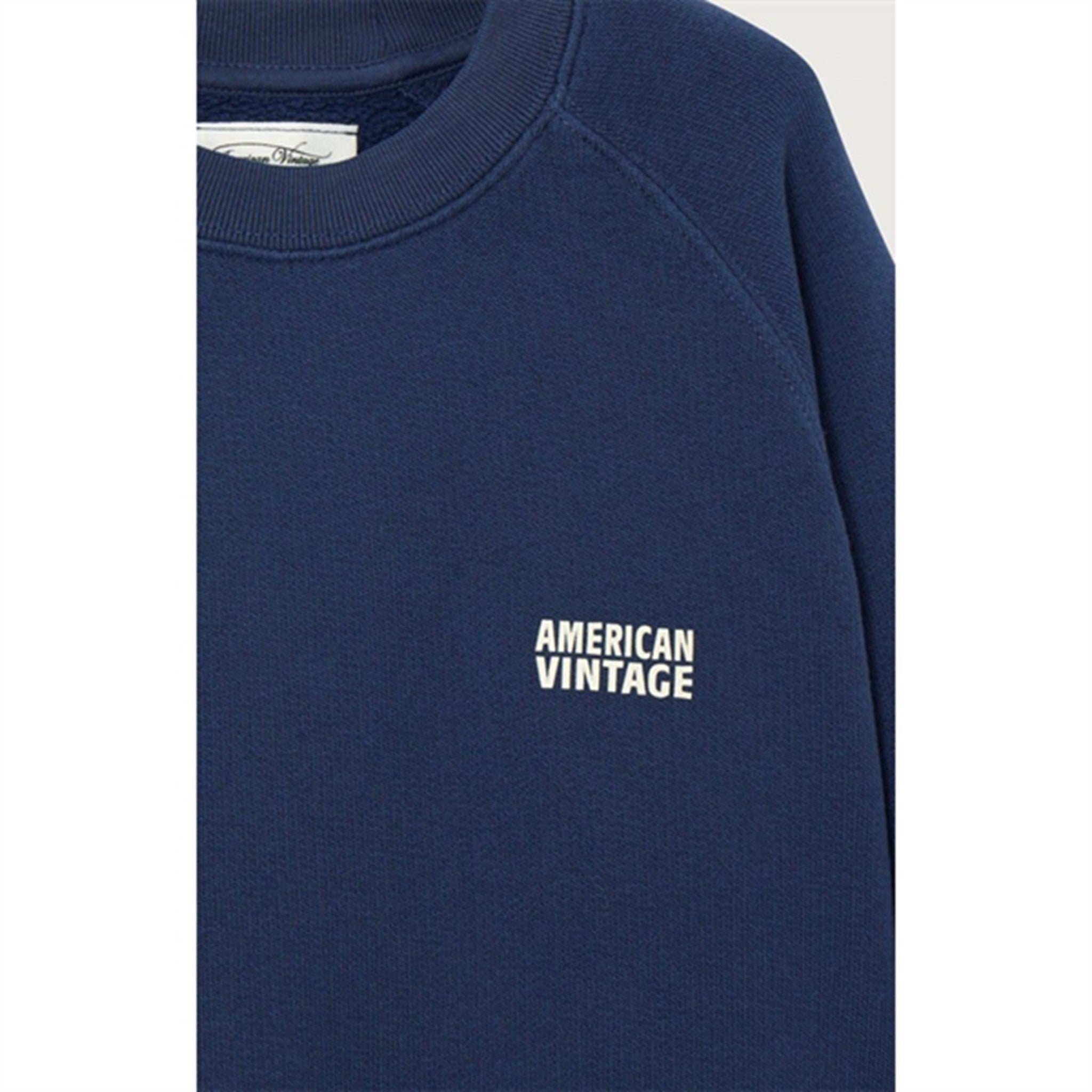 American Vintage Izubird Sweatshirt Navy Vintage 2