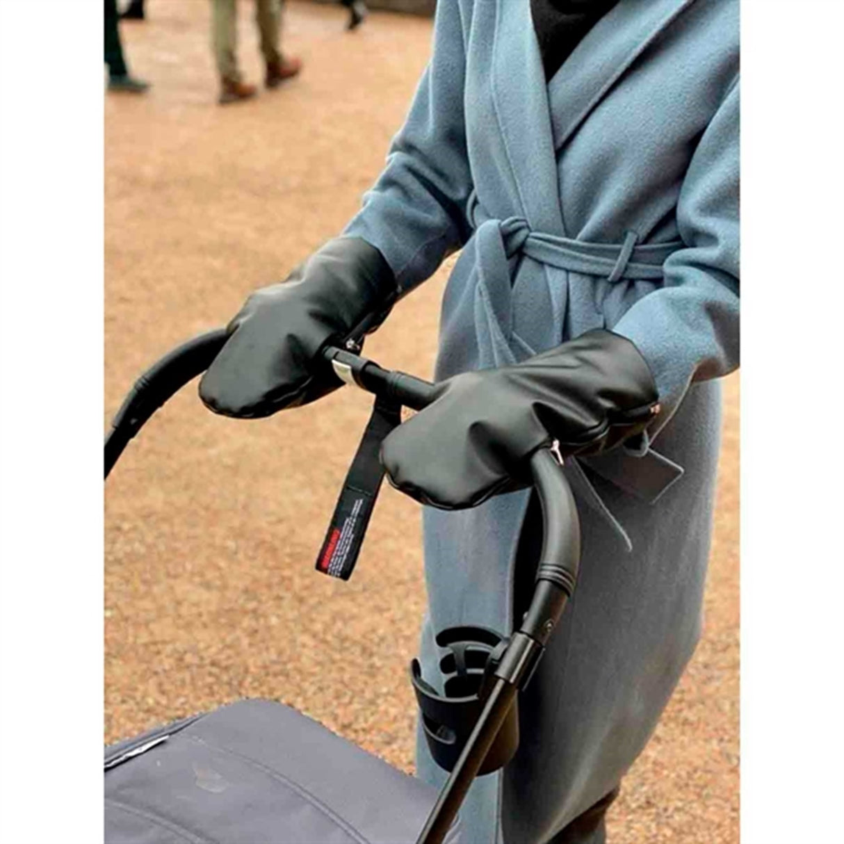 KongWalther Østerbro Barnevogns Handske Faux Toffee Fur