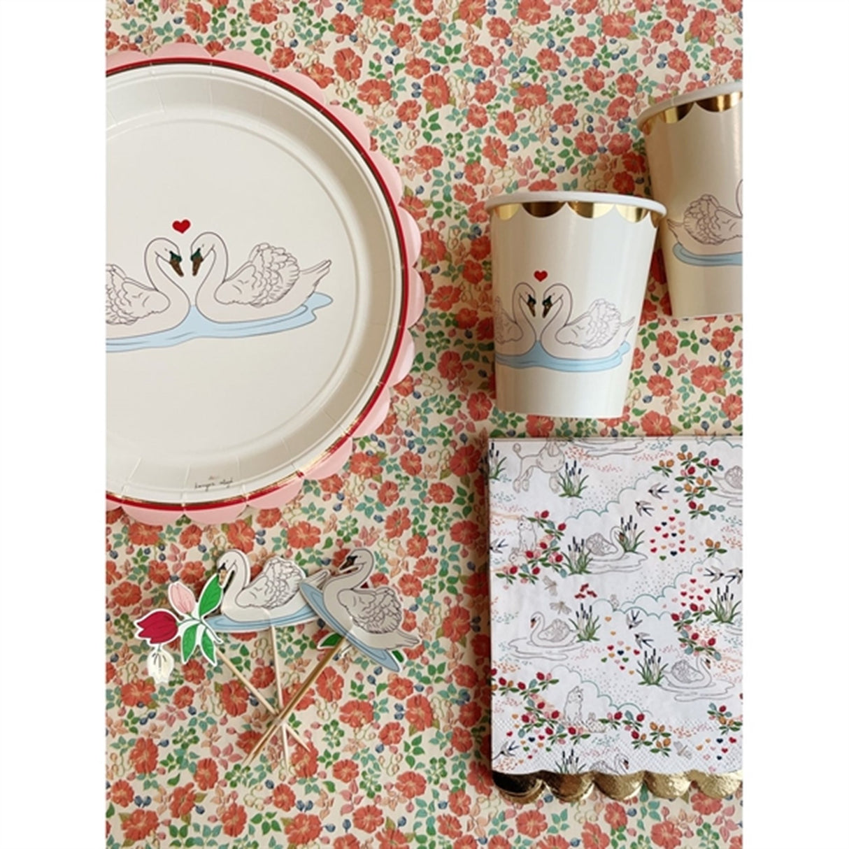 Konges Sløjd Swan Tallerkner Swan