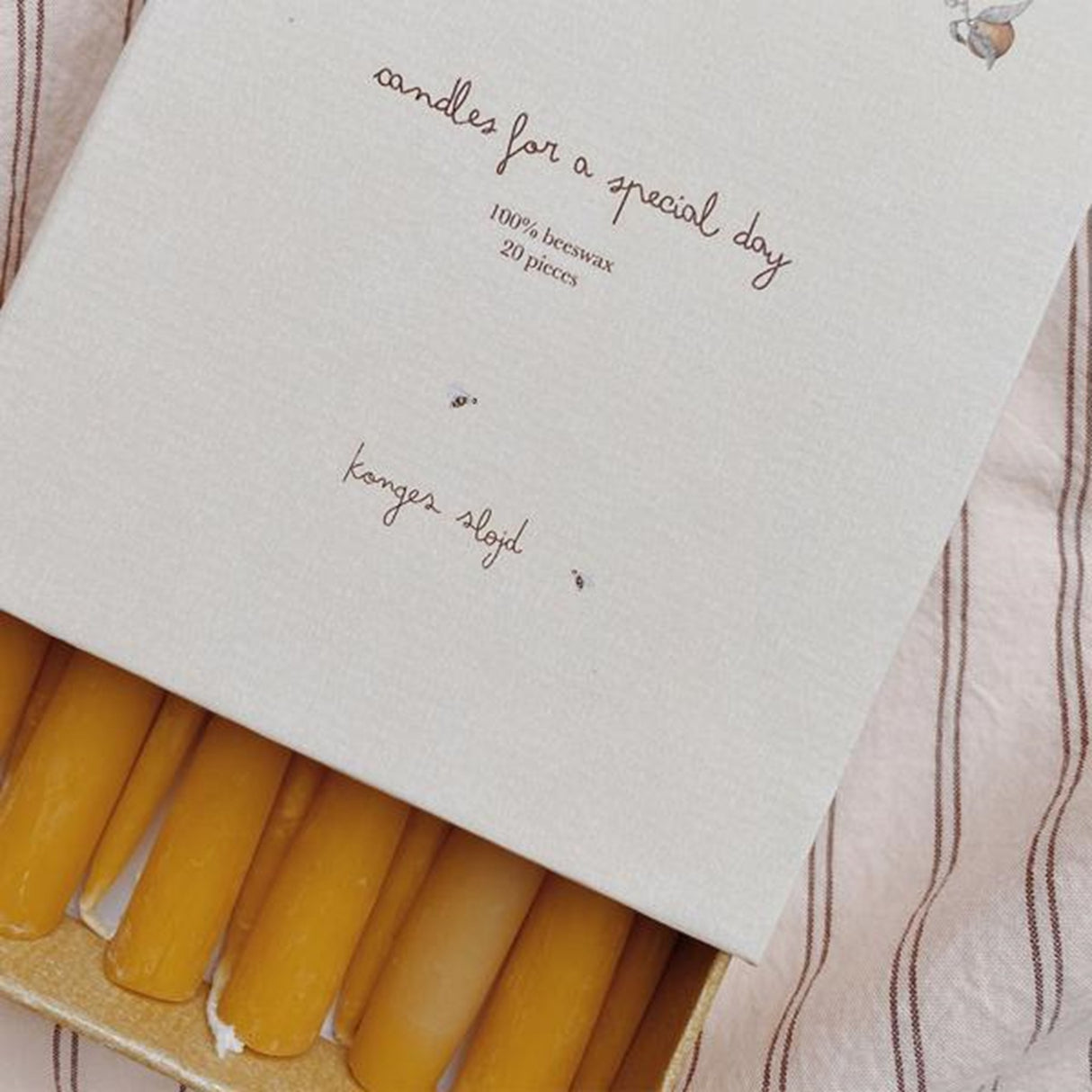 Konges Sløjd Lys 20-pak Nature NOOS