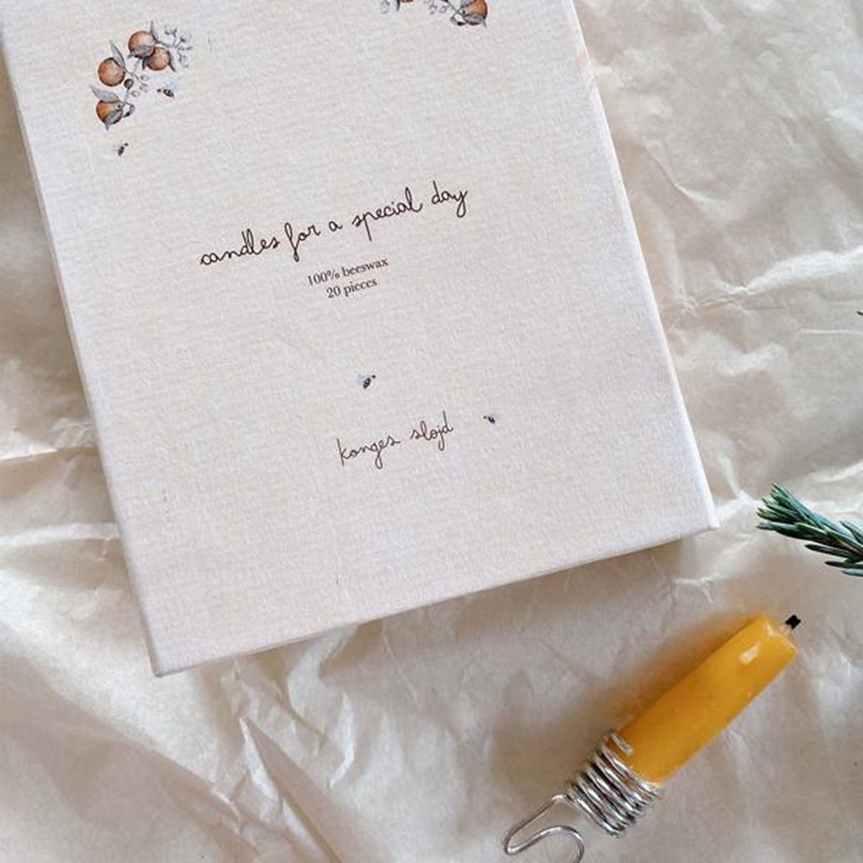 Konges Sløjd Lys 20-pak Nature NOOS