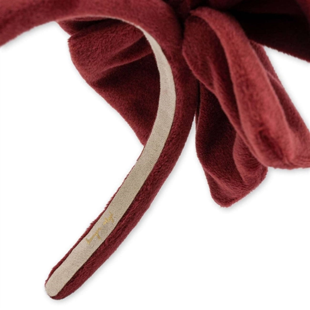 Konges Sløjd Hårbøjle Big Velvet Bowie Red