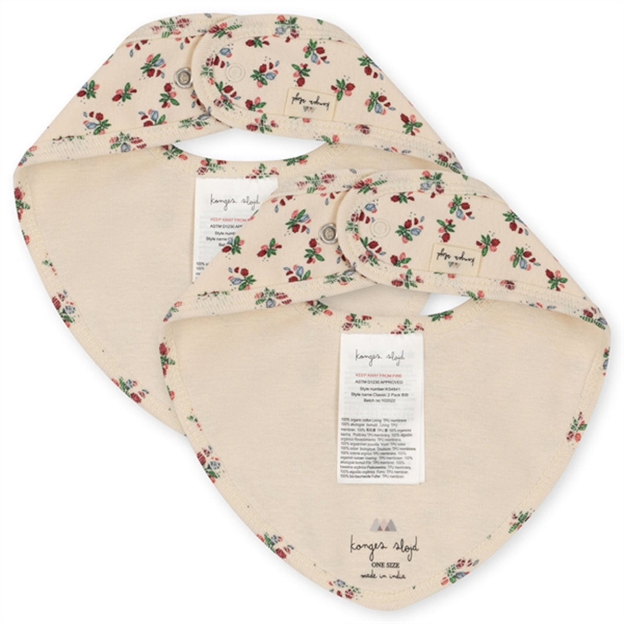 Konges Sløjd Hagesmæk 2-pak Fleur Tricolore