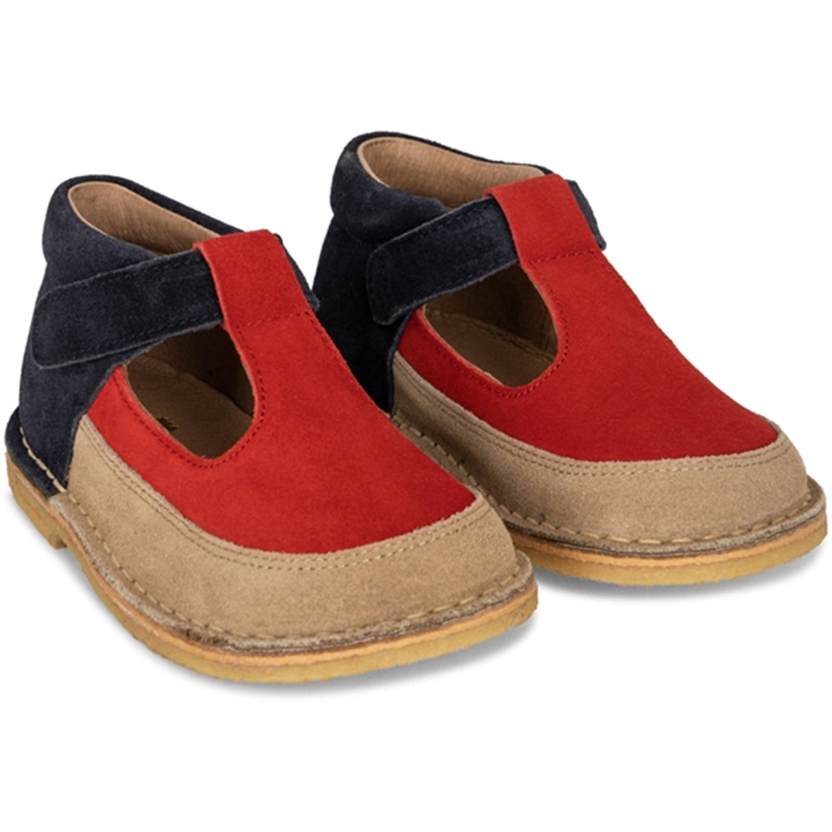 Konges Sløjd Esmee Sandal Ruskind Tricolore
