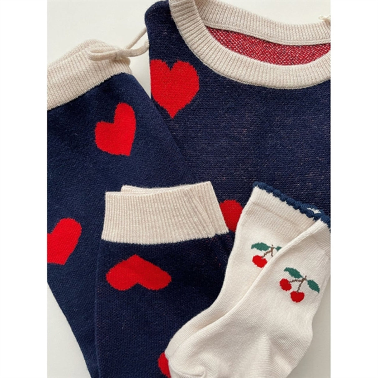 Konges Sløjd Cherry Mix 2-Pak Cherry Strømper