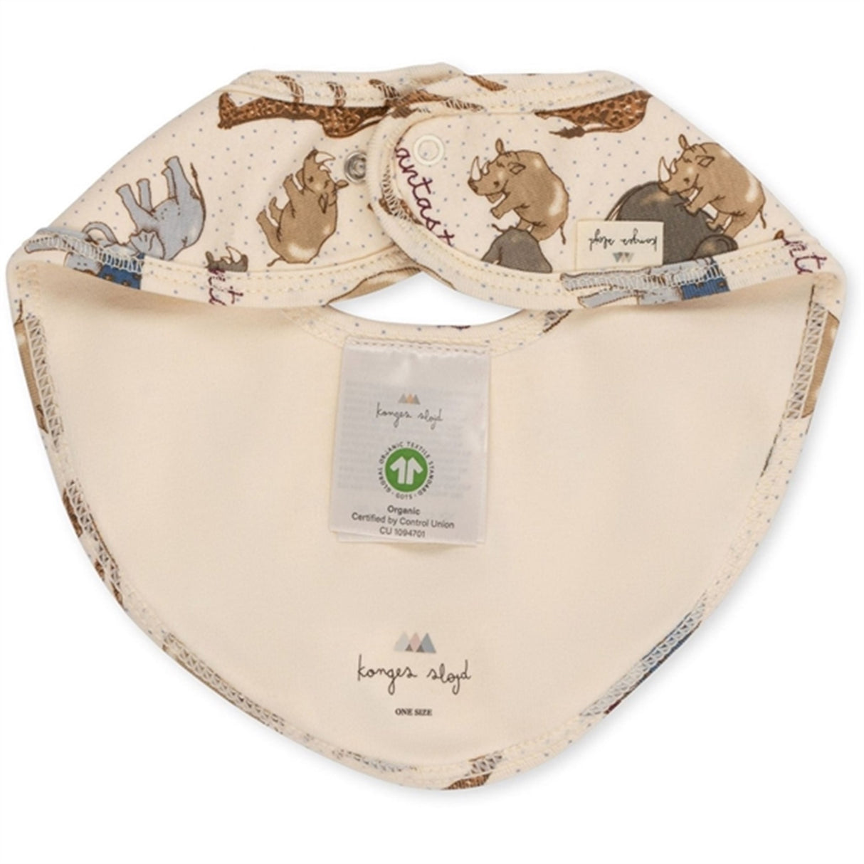 Konges Sløjd Elefantastic/Sleet Basic 2-Pak Hagesmæk