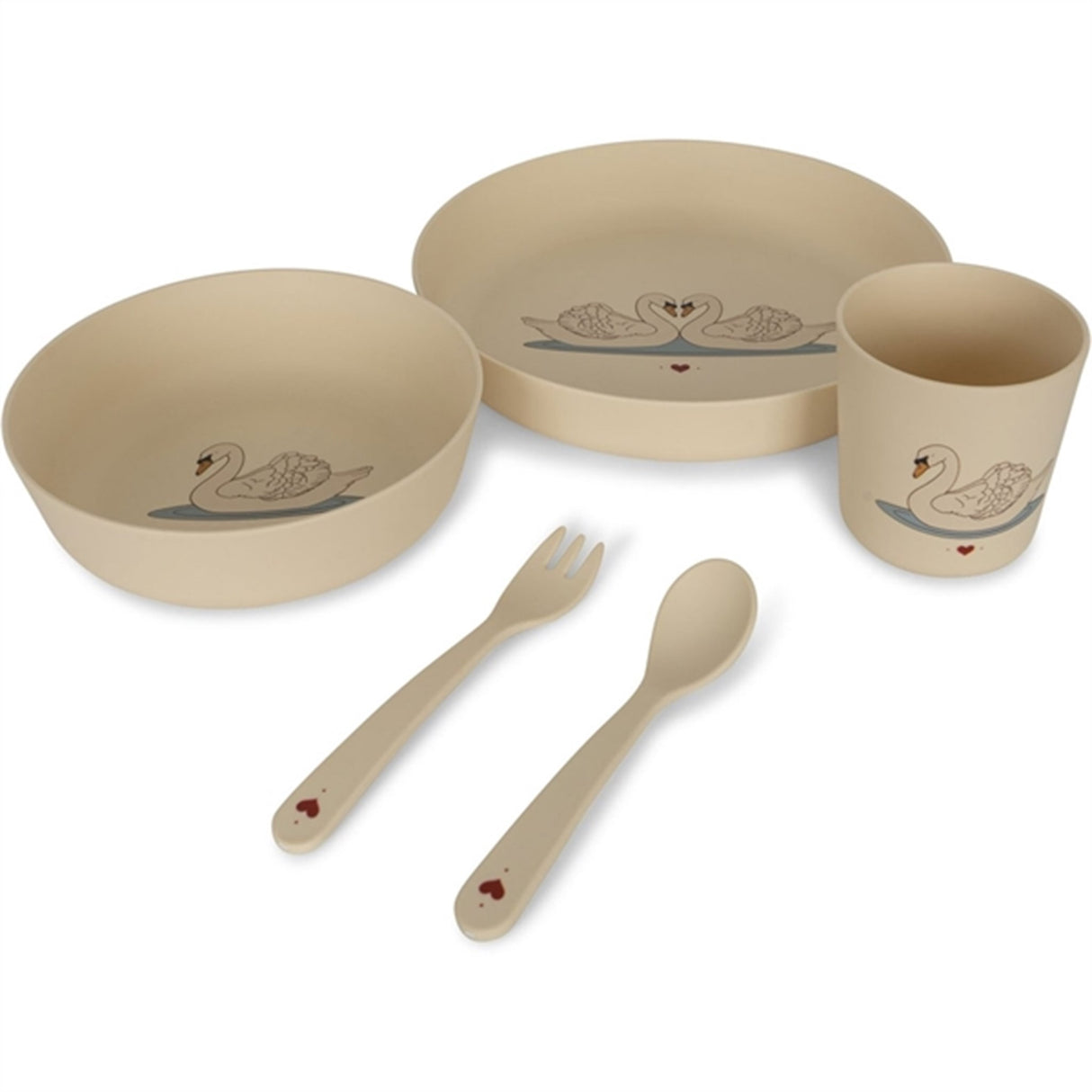 Konges Sløjd Spisesæt Swan