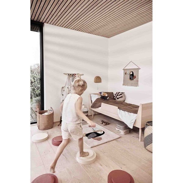 OYOY Dot Bomuldsreb Kurv 2-pak Caramel