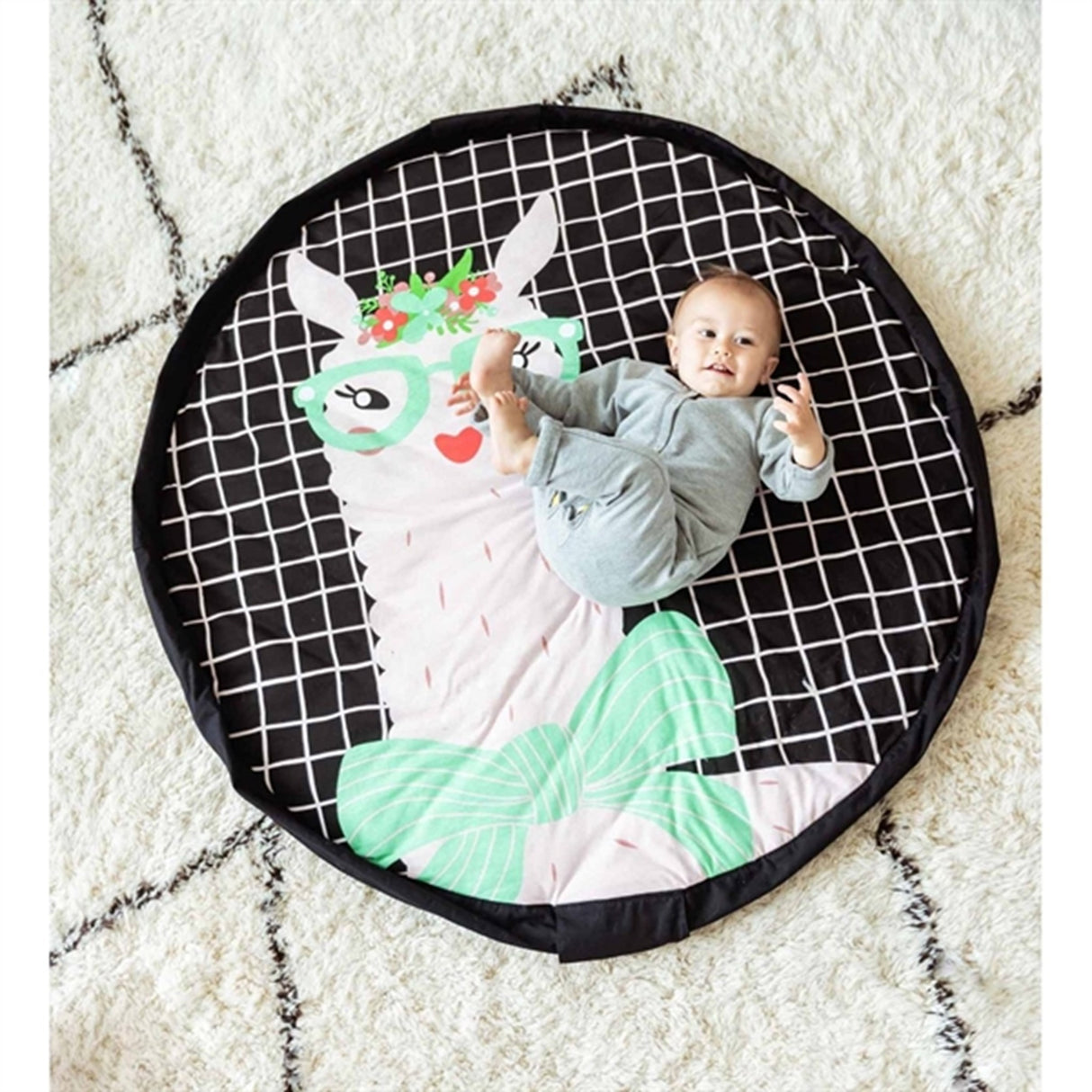 Play&Go 3-i-1 Legetæppe Soft Lama