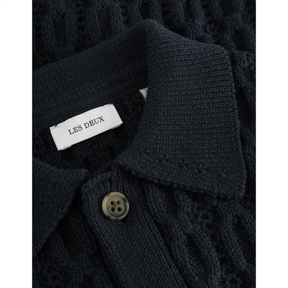 Les Deux Kids Dark Navy Garret Striktrøje