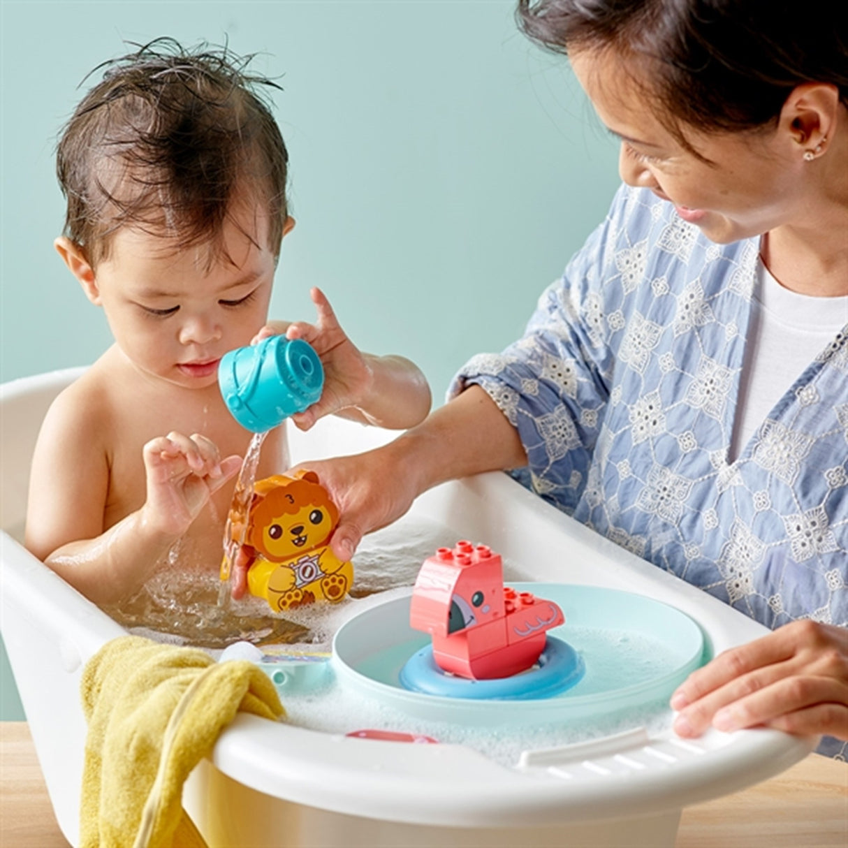 LEGO® DUPLO® Sjov i Badet: Flydende Dyreø