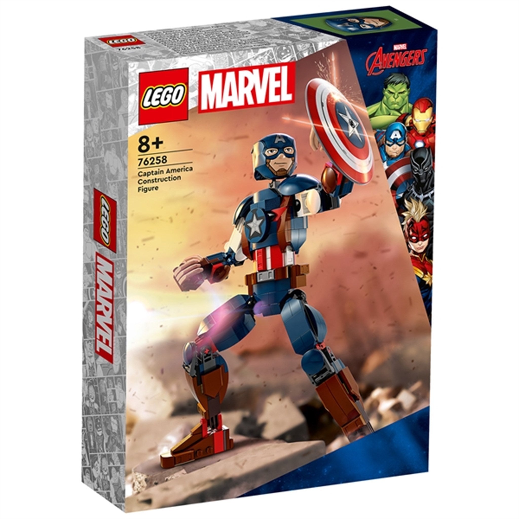LEGO® Marvel Byg Selv-Figur af Captain America