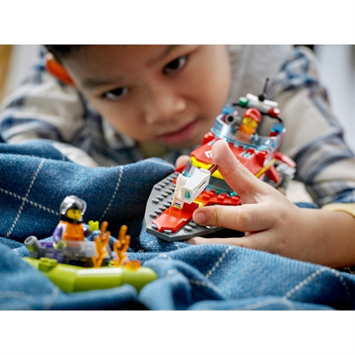 LEGO® City Brandvæsnets Redningsbåd