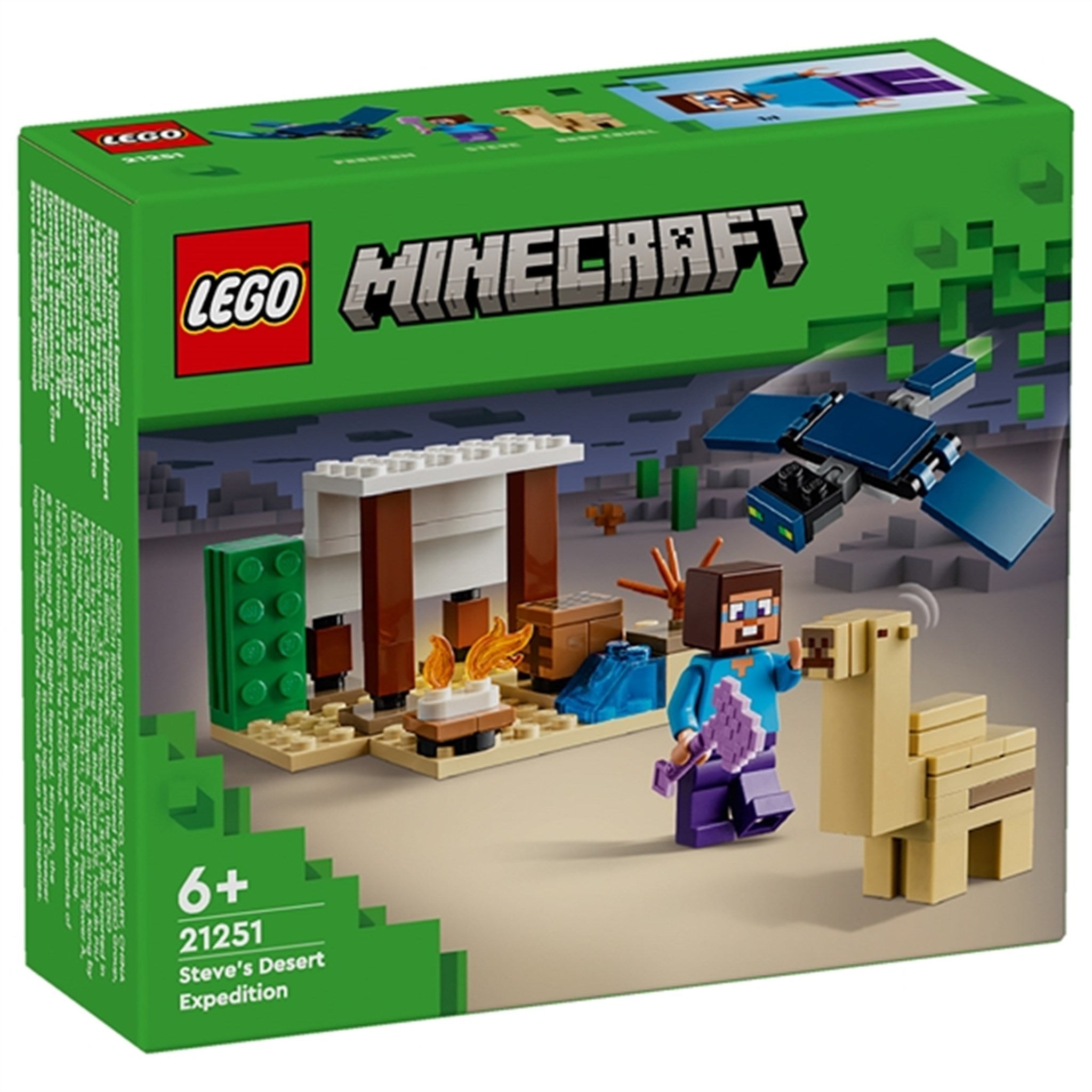 LEGO® Minecraft® Steves Ørkenekspedition