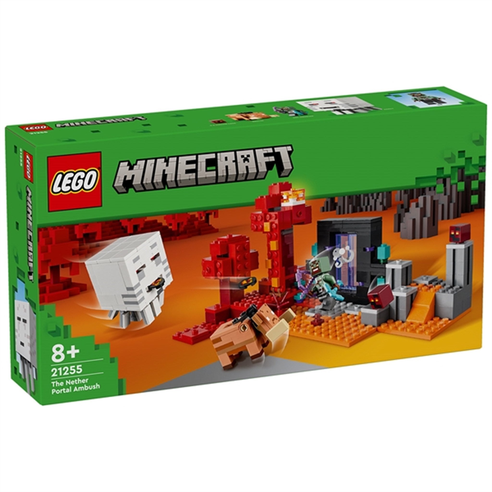 LEGO® Minecraft® Baghold ved Nether Portalen