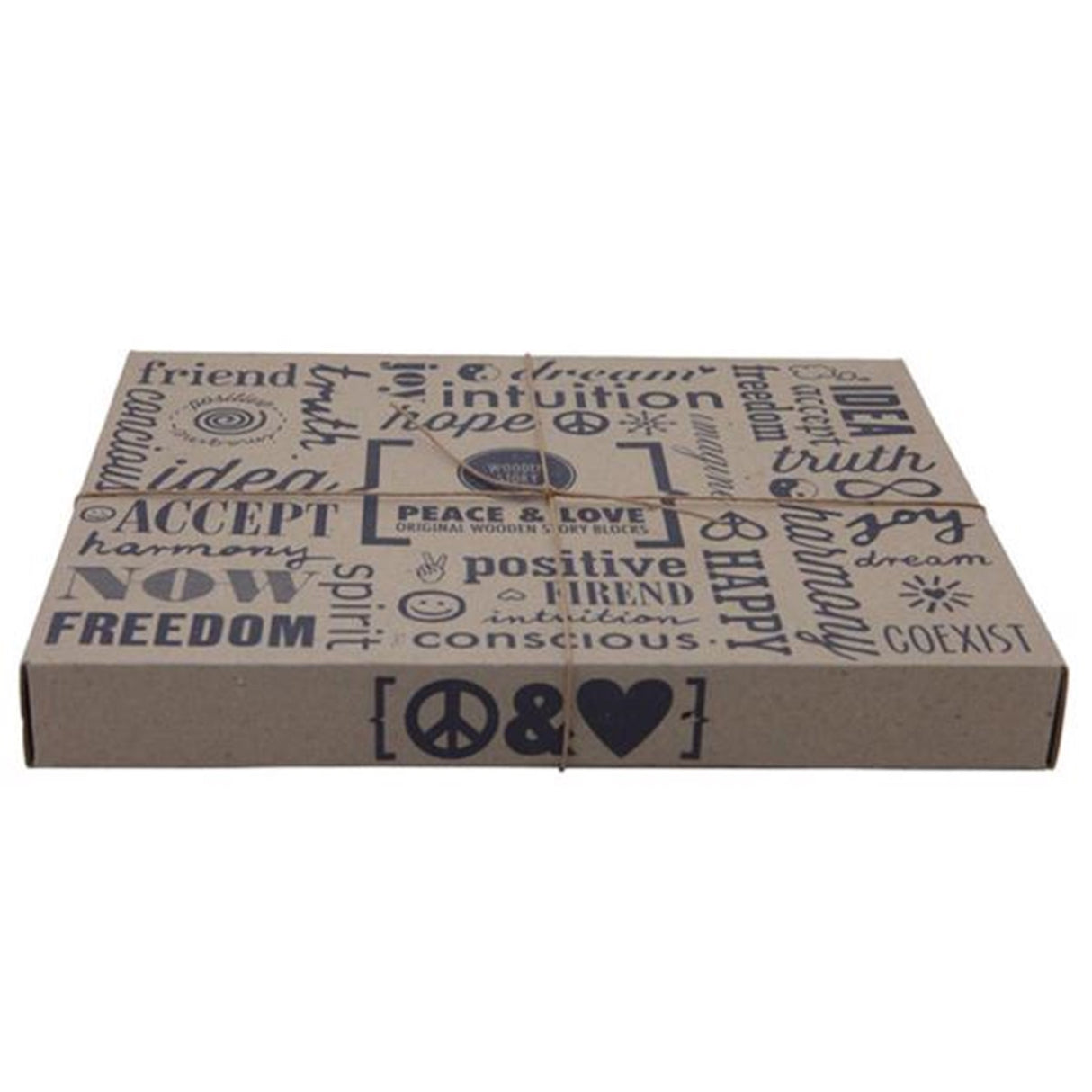 Wooden Story Blocks Peace&Love (29stk.)