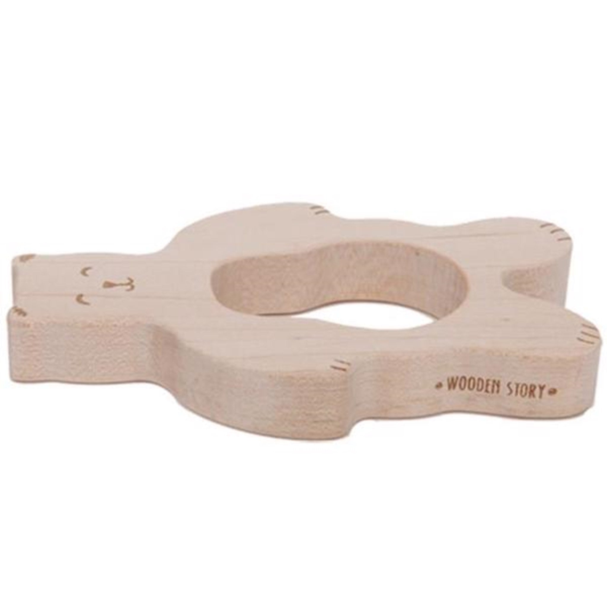 Wooden Story Teether Smily Bear 2