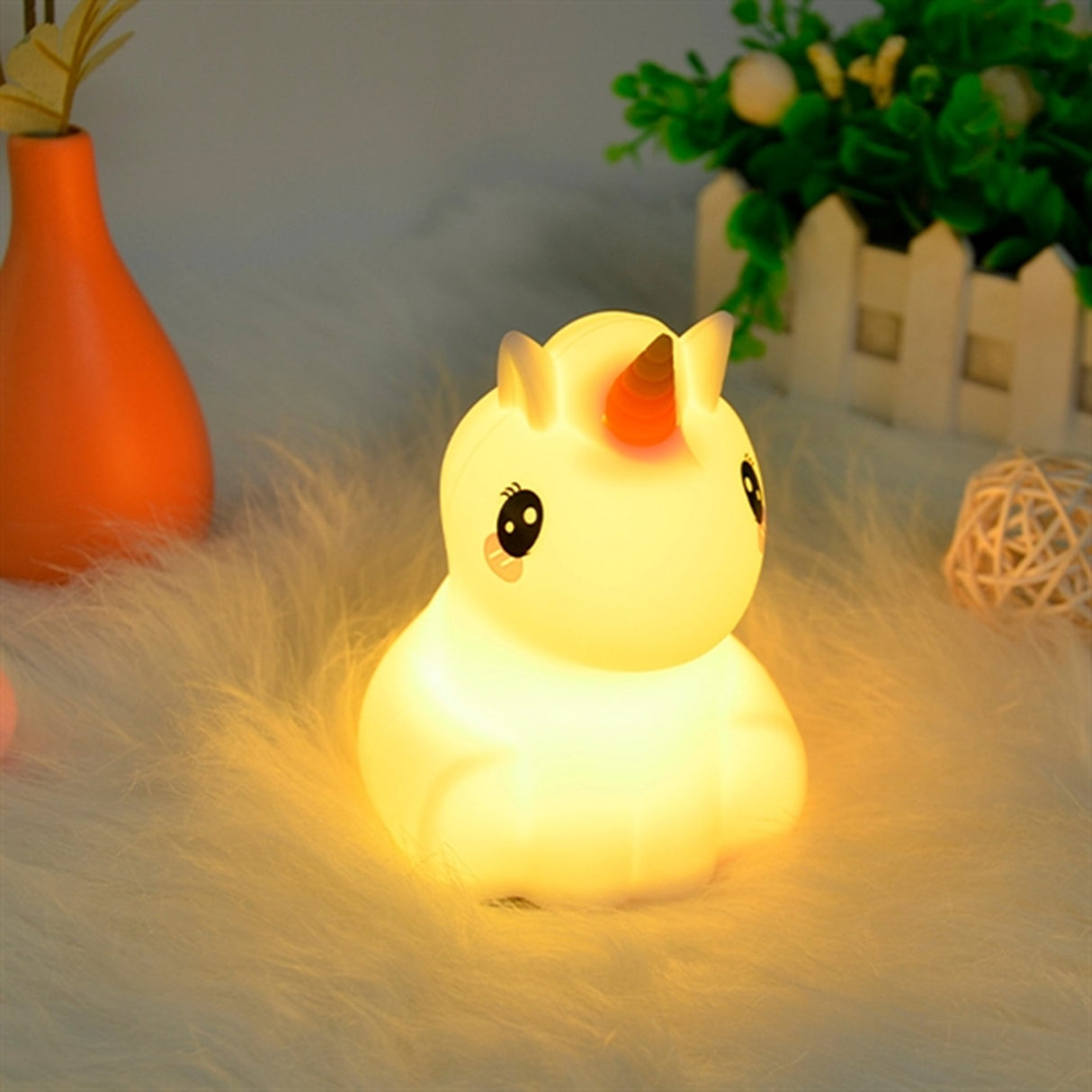 LumieWorld® LumiPets® Natlampe Unicorn