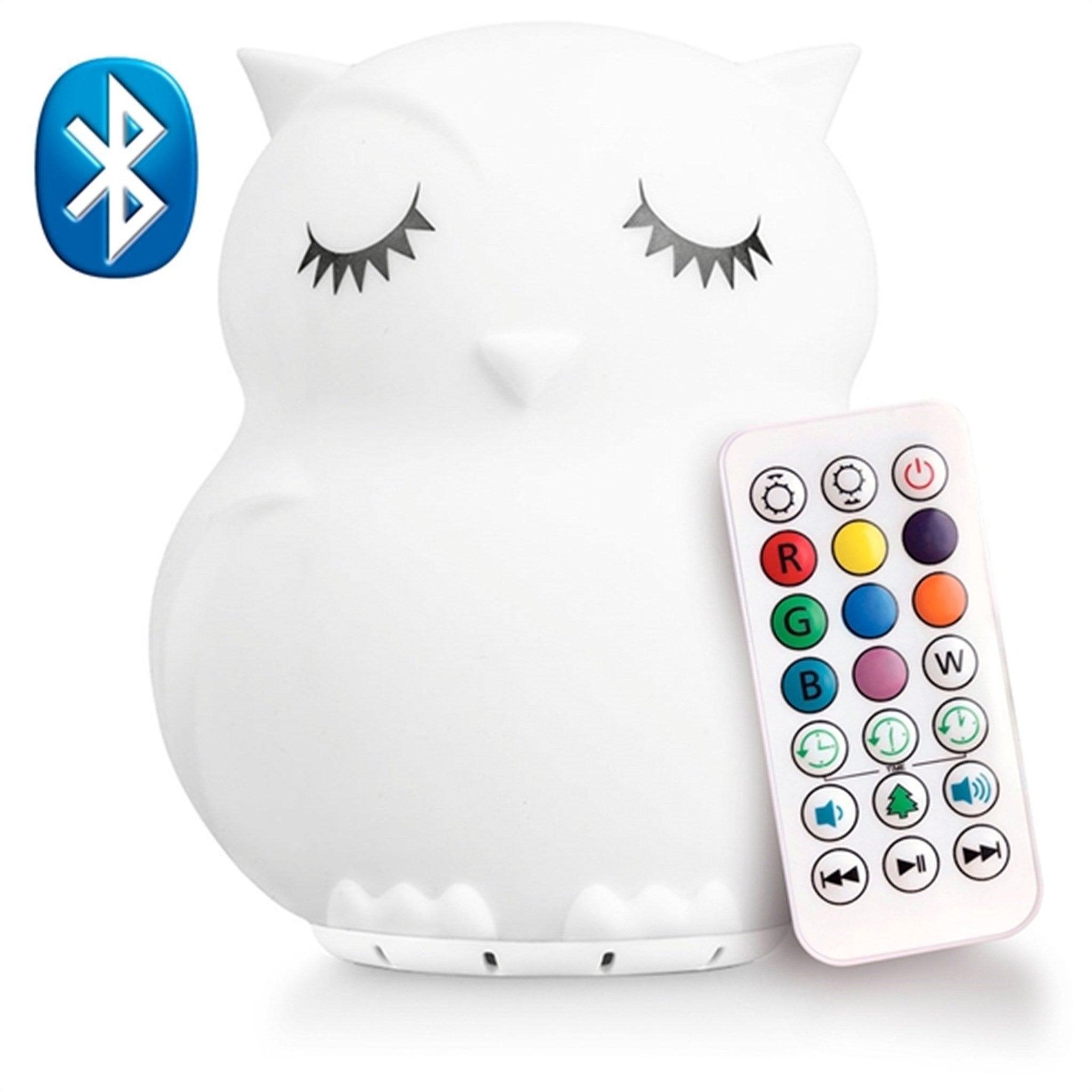 LumieWorld® LumiPets® Natlampe Bluetooth Owl