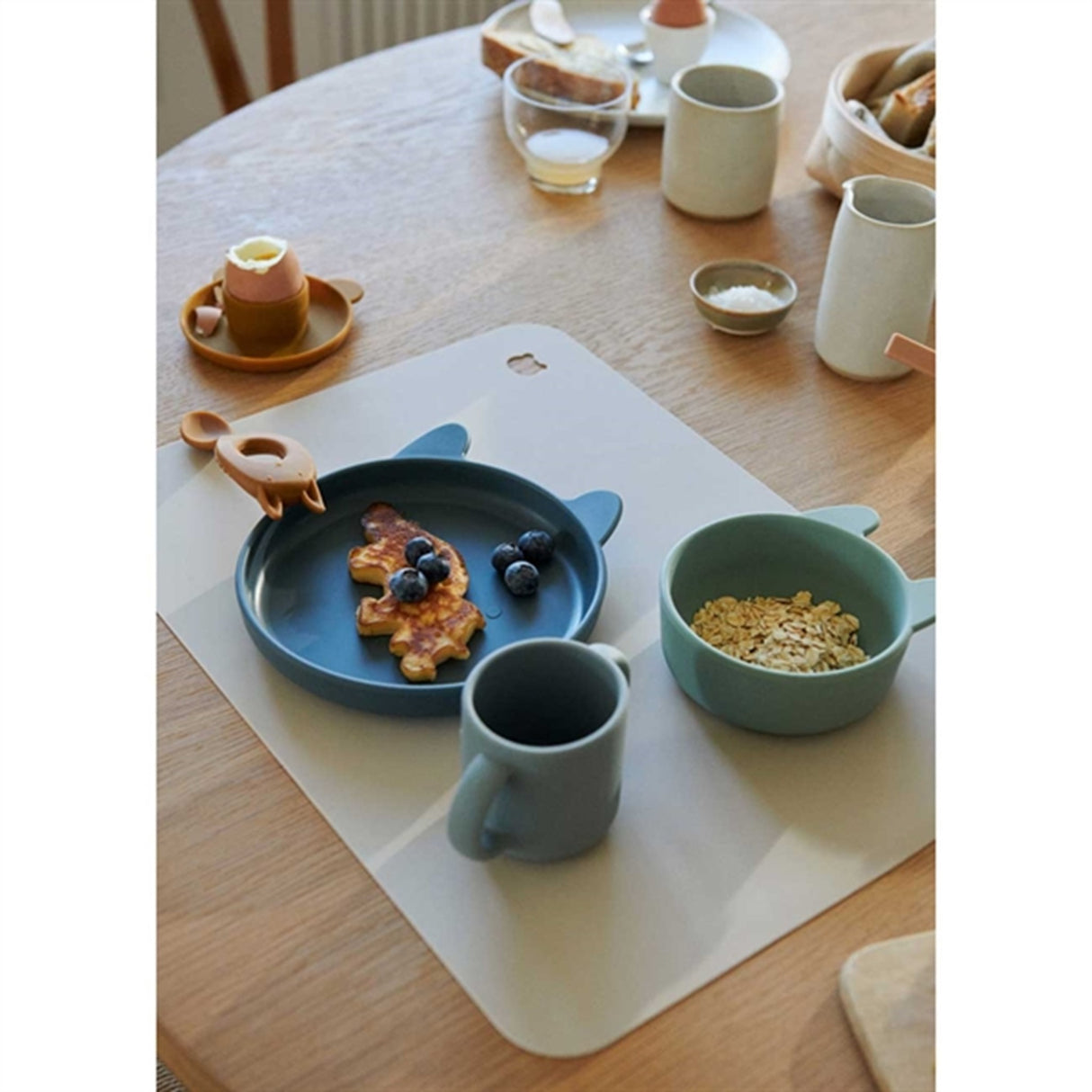 Liewood Vivi Silikone Sæt Rabbit Blue Multi Mix