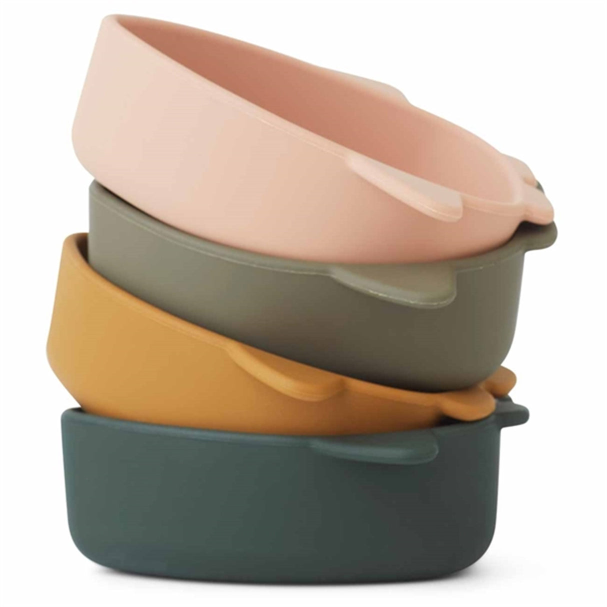 Liewood Malene Silikone Skåle 4-Pak Space Multi Mix