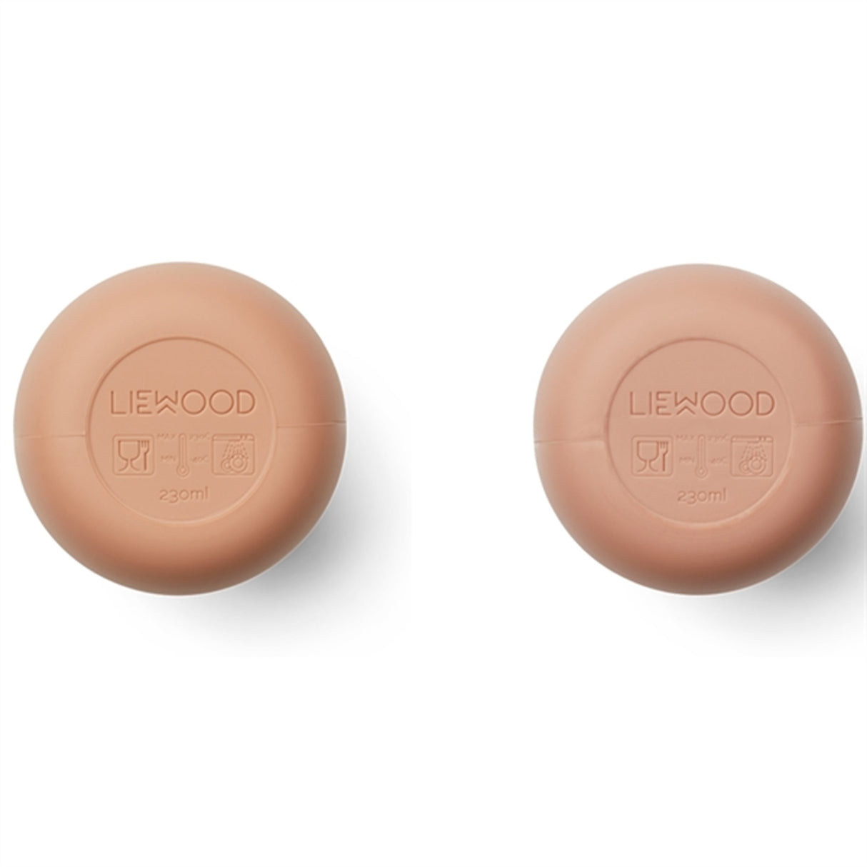 Liewood Ellis Sippy Silicone Kop 2-Pak Tuscany Rose/Pale Tuscany