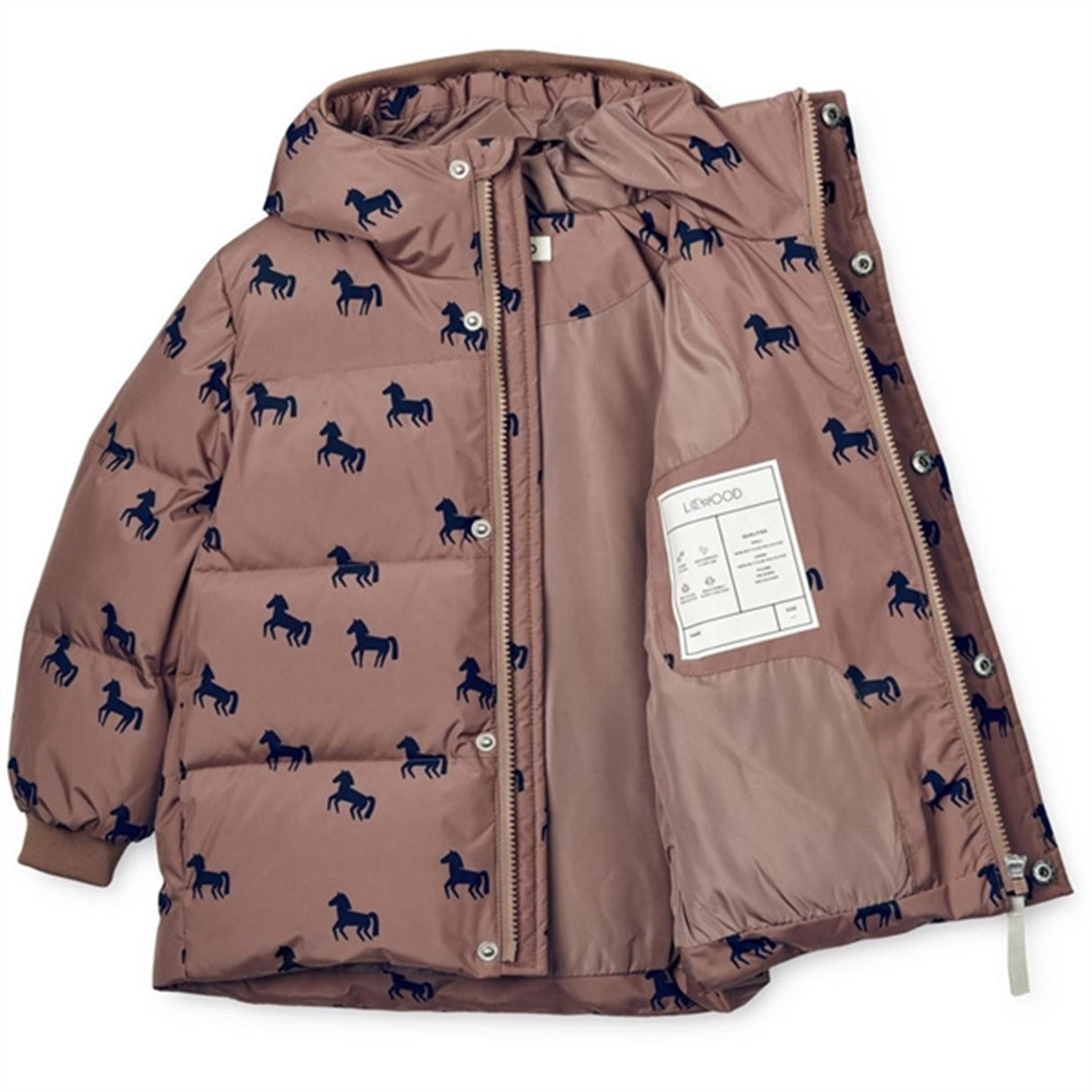 Liewood Palle Puffer Dunjakke Horses / Dark Rosetta