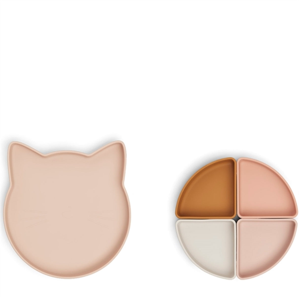 Liewood Arne Silikone Opdelt Tallerken Cat Rose Multi Mix