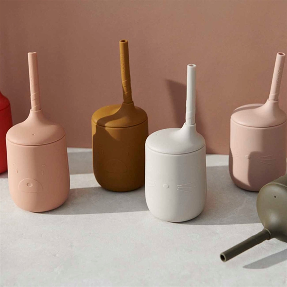 Liewood Ellis Silicone Kop Mr Bear Golden Caramel Oat Mix