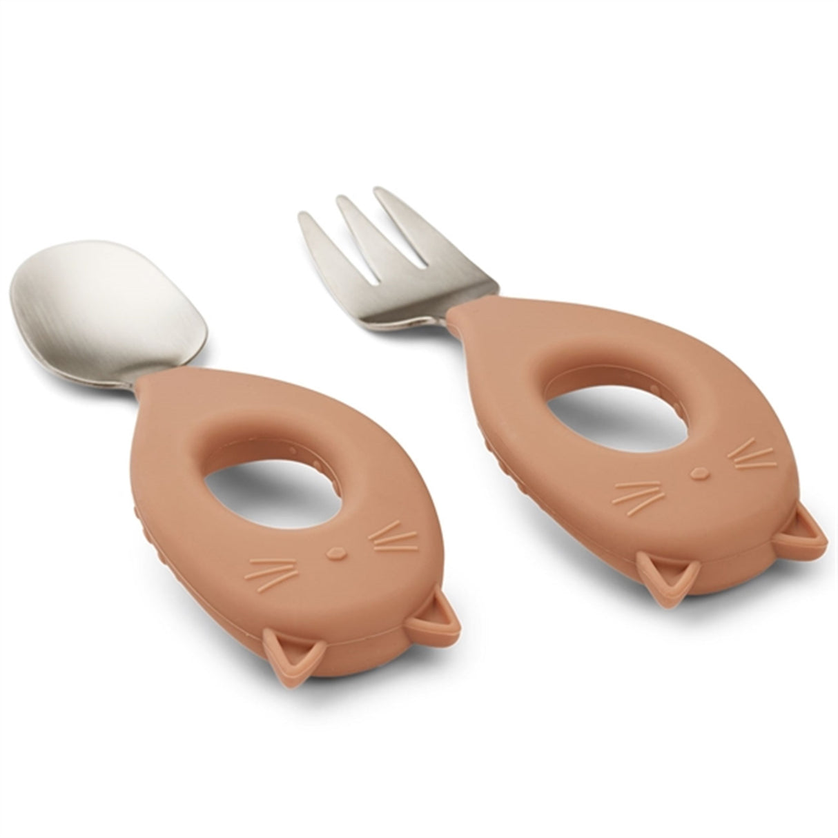 Liewood Stanley Baby Bestik Cat/Tuscany Rose