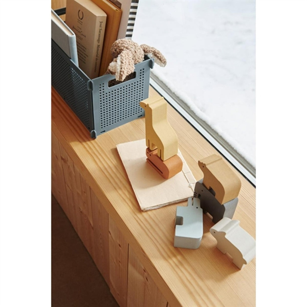 Liewood Dirch Opbevaringskurv S Whale Blue