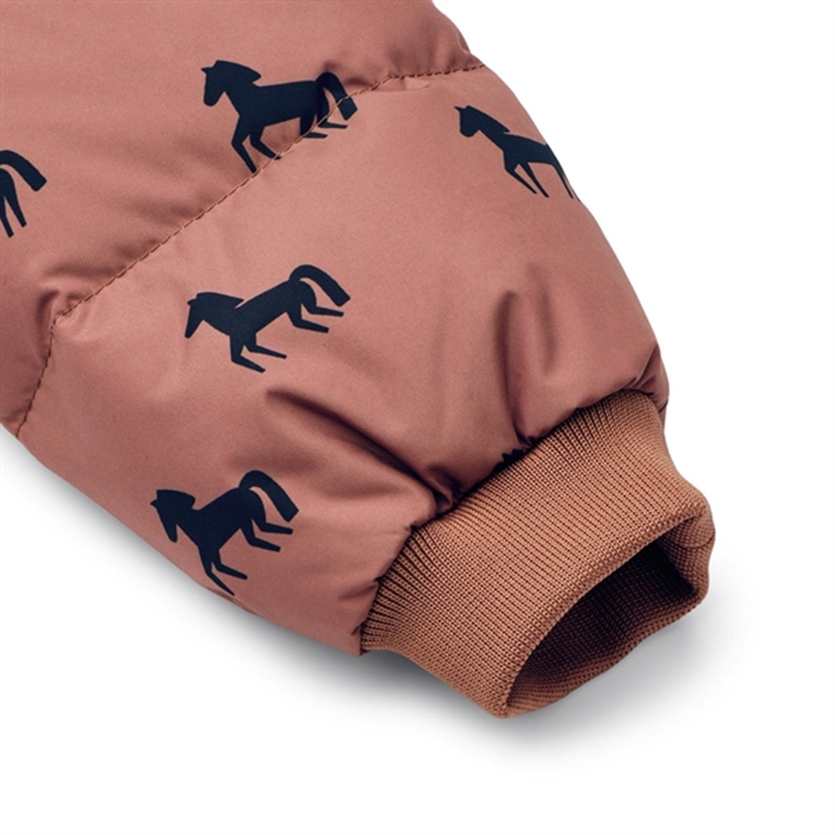 Liewood Polle Puffer Jakke Horses Dark Rosetta