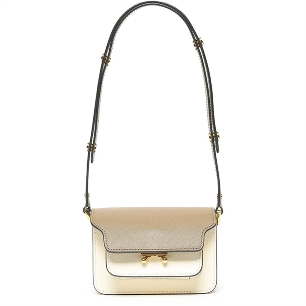 Marni Cigar/Shell/Pumpkin Skuldertaske