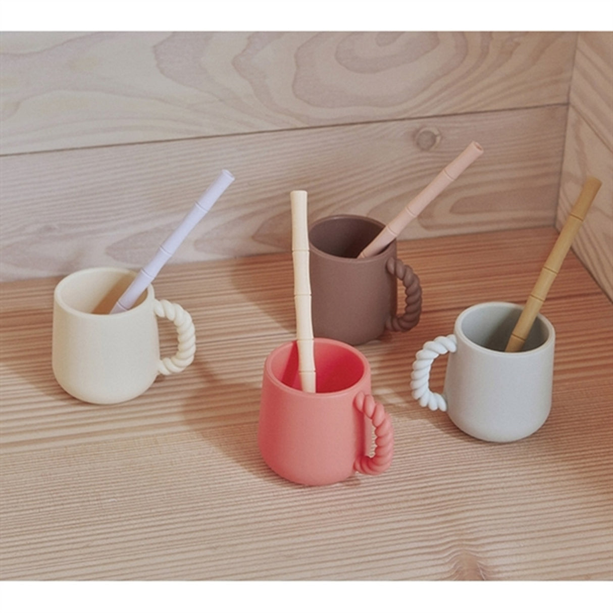 OYOY Mellow Kop 2-Pak Choko/Pale Mint