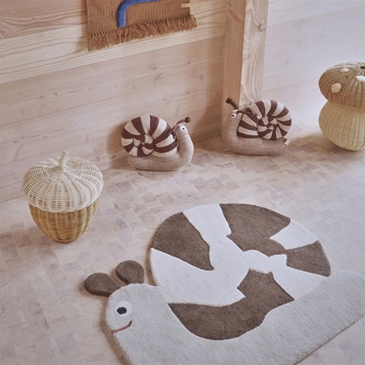 OYOY Sally Snegl Tæppe