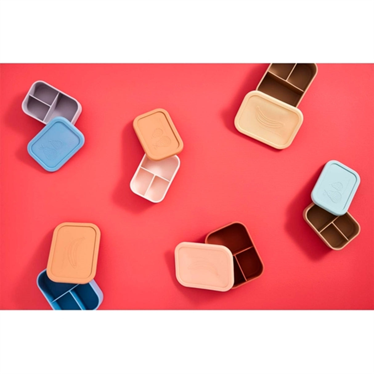 OYOY Yummy Madkasse Small Blue/Clay