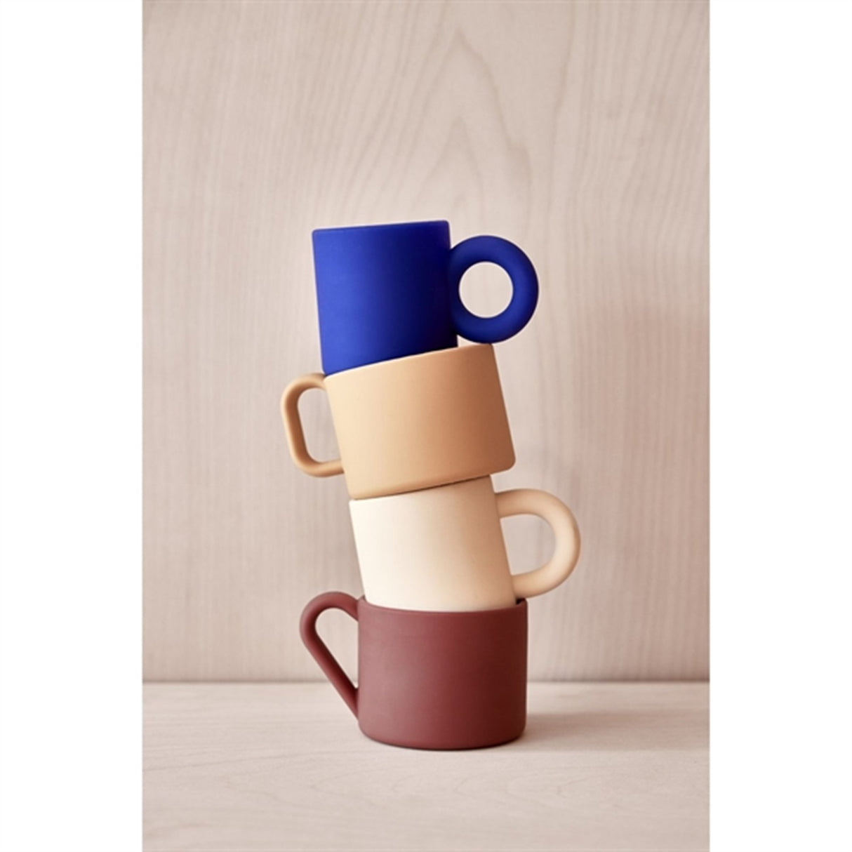 OYOY Nomu Kop 2-pak Optic Blue / Light Rubber