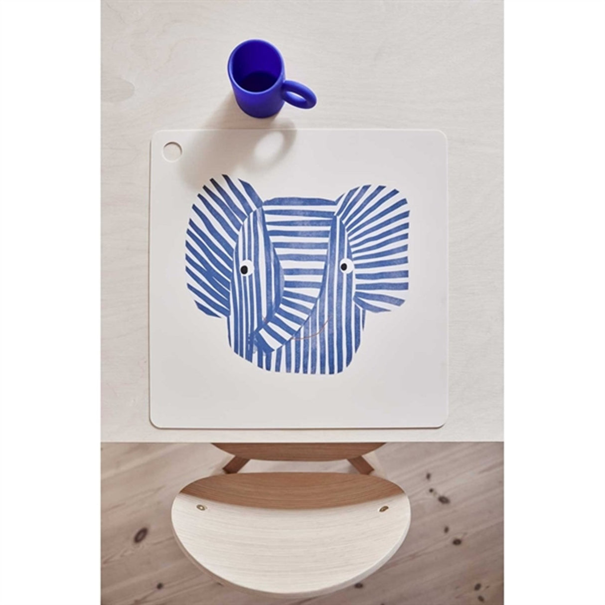 OYOY Nomu Kop 2-pak Optic Blue / Light Rubber