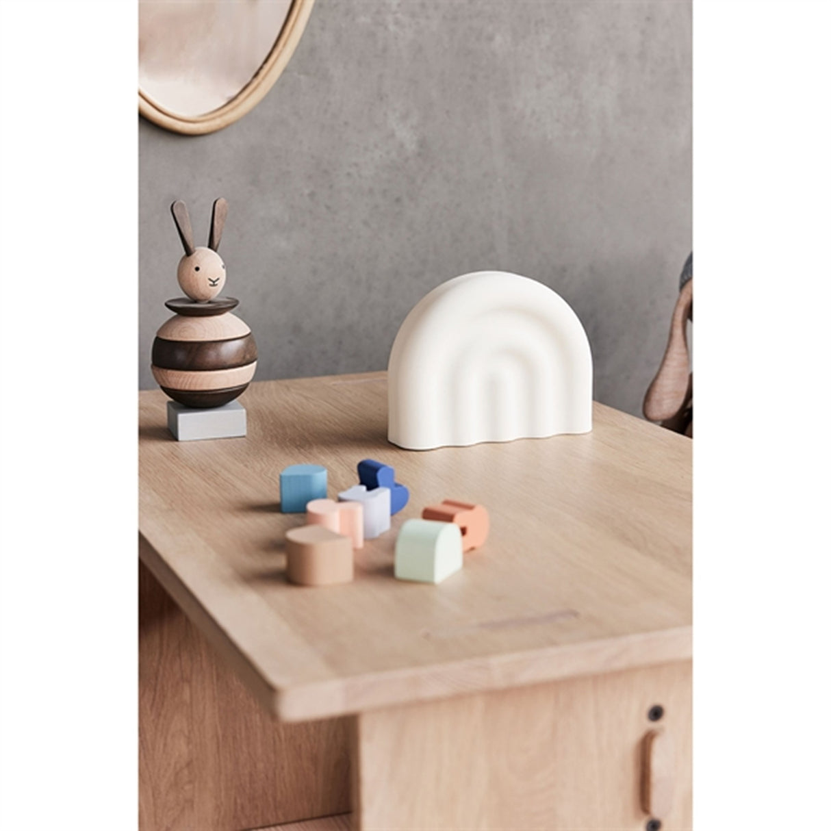 OYOY Rainbow Natlampe Offwhite