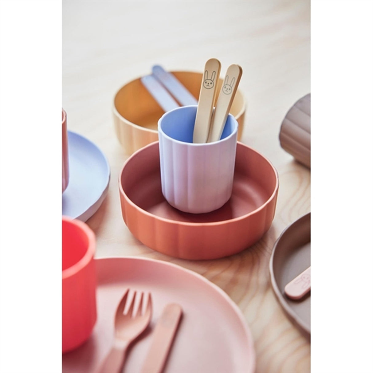 OYOY Pullo Kop 2-pak Caramel / Ice Blue