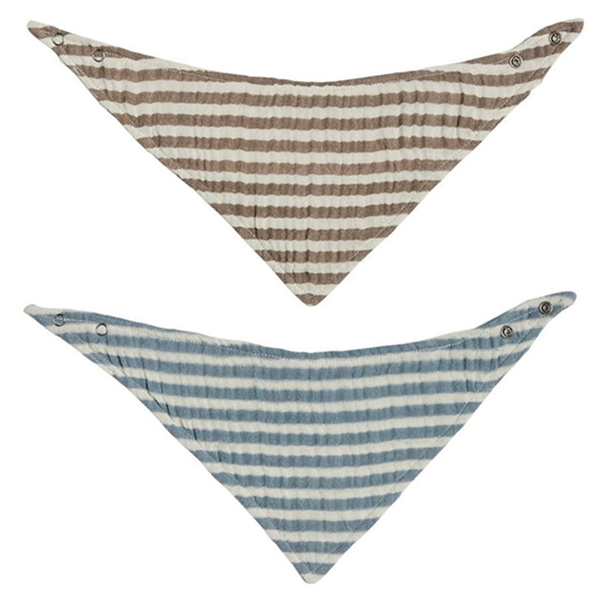 OYOY Striped Savlesmæk 2-pak Blue / Brown