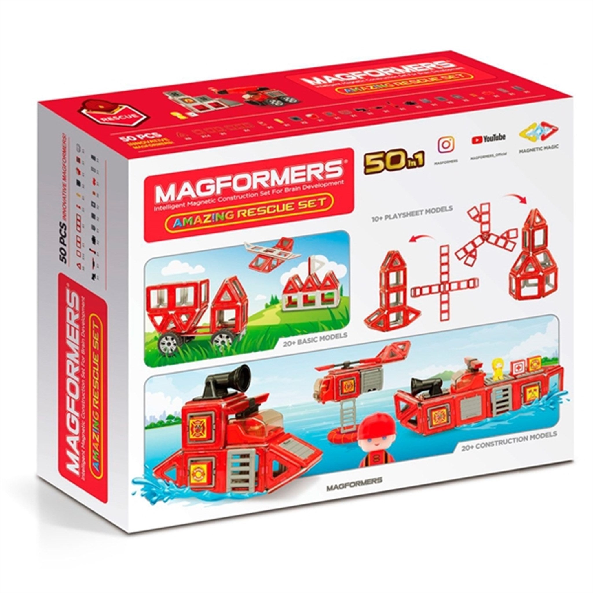 Magformers Amazing Rescue Sæt 6
