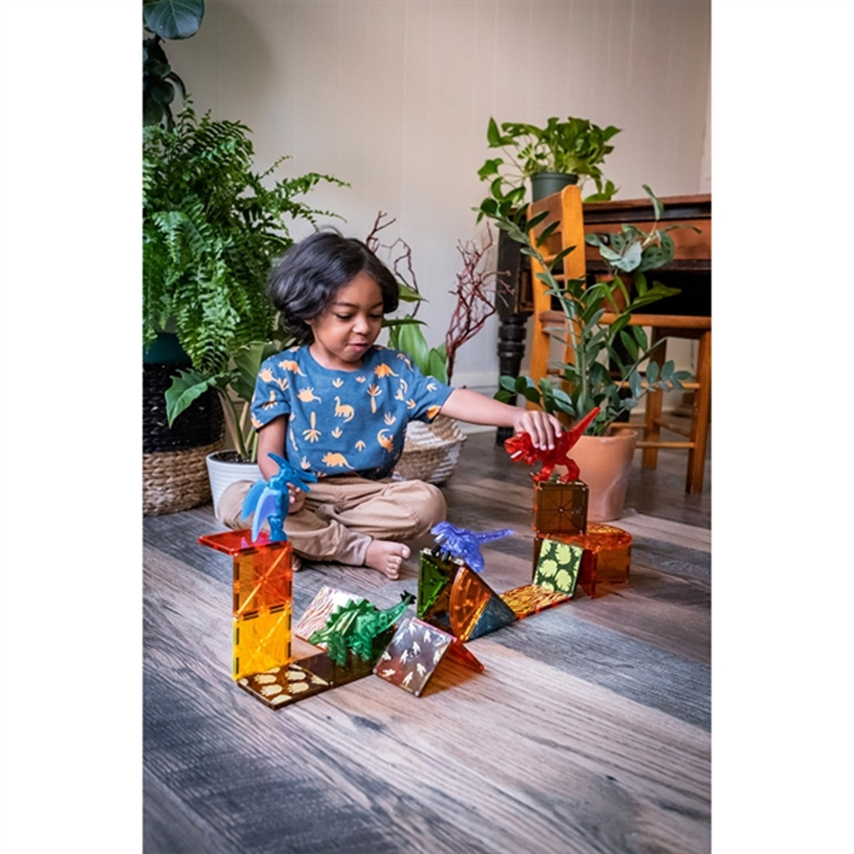 Magna-Tiles® Dino World - Magnetsæt 40 Dele