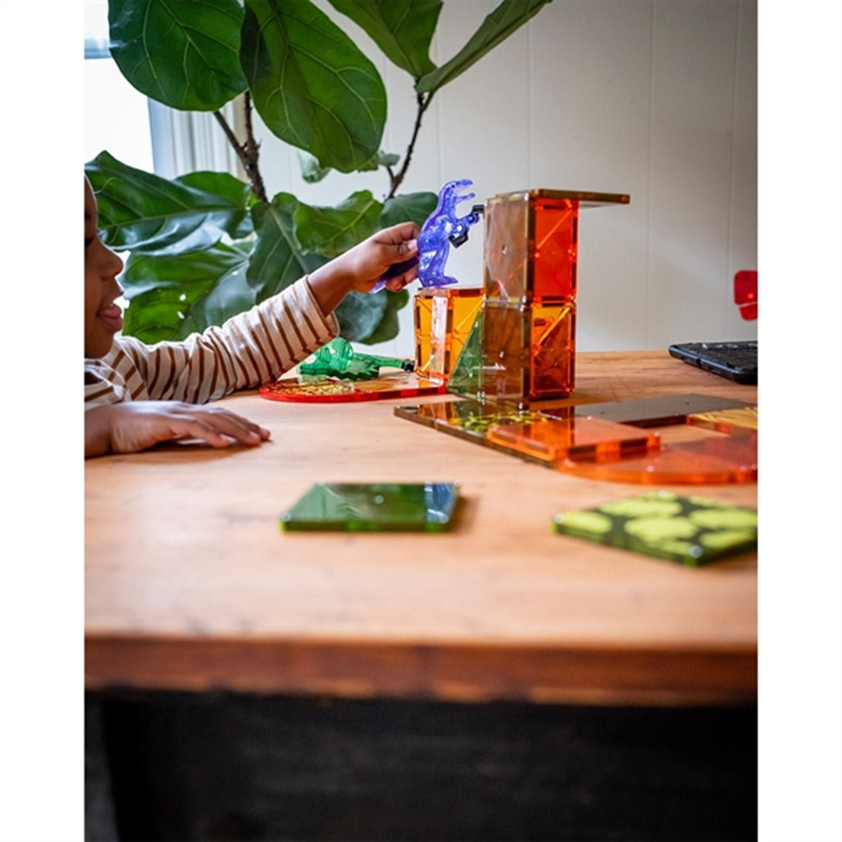 Magna-Tiles® Dino World - Magnetsæt 40 Dele