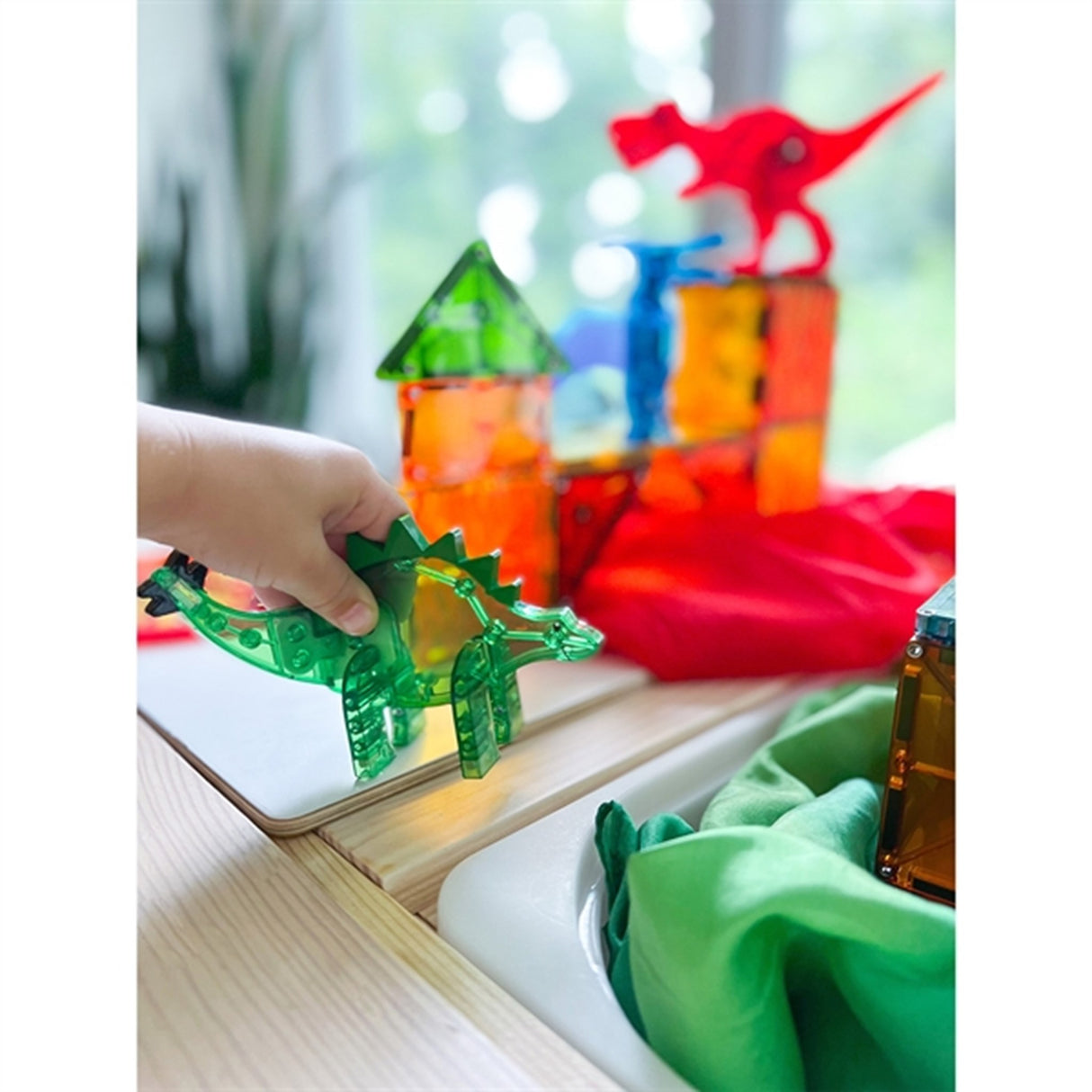 Magna-Tiles® Dino World - Magnetsæt 40 Dele