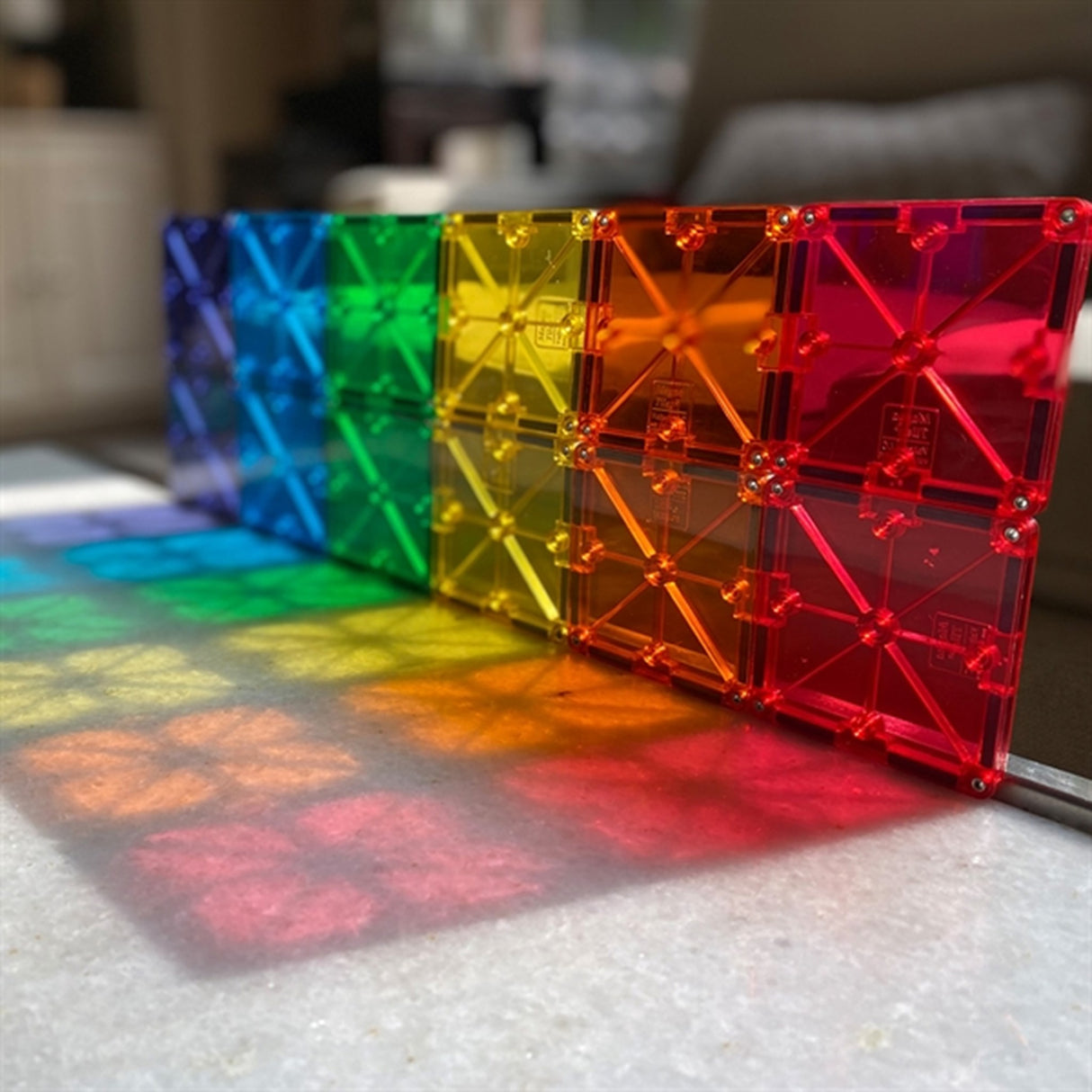 Magna-Tiles® Clear Colors - Magnetsæt 100 Dele